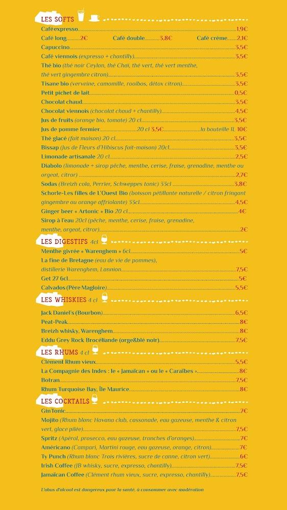 L' Auberge de Crec'h Bec - Menu Image 1